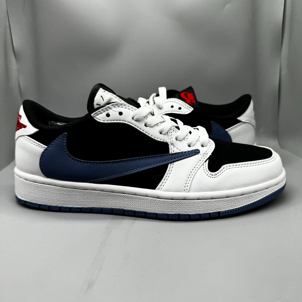 Air Jordan 1 Low x Travis Scott “Black Navy” Custom 2024