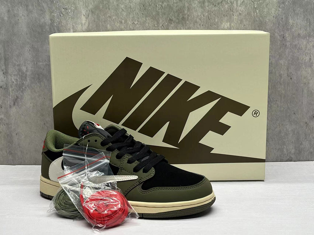 Air Jordan 1 Low Olive Green/Black