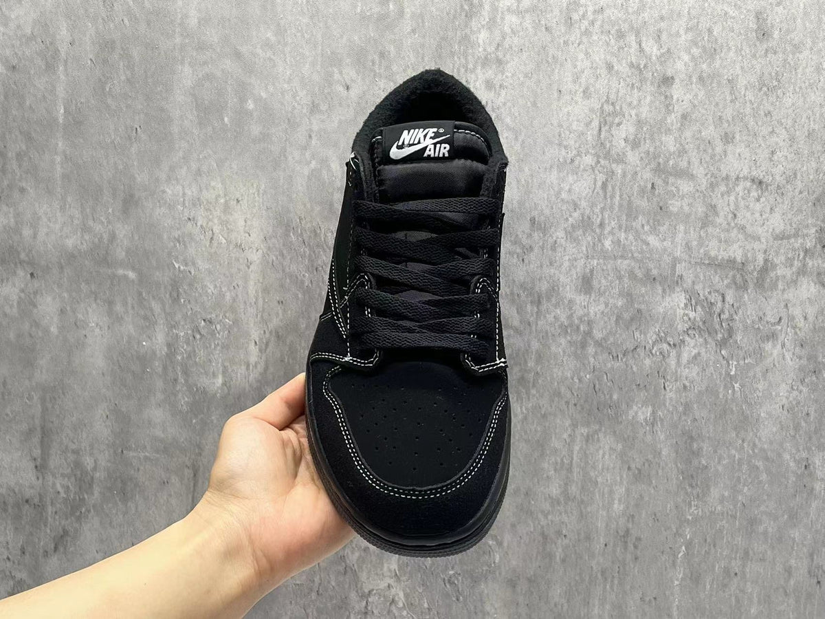 Air Jordan 1 Low TS Black Phantom Reverse Swoosh