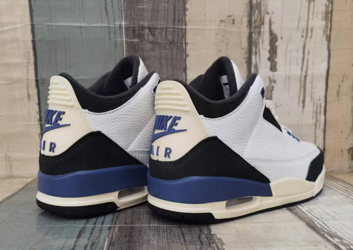 Air Jordan 3 Retro White Black Blue