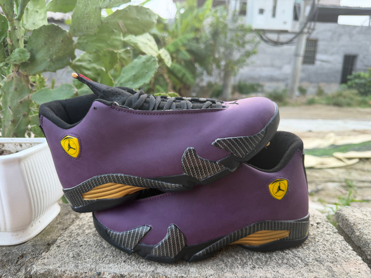 Air Jordan 14 Retro Purple Suede Custom