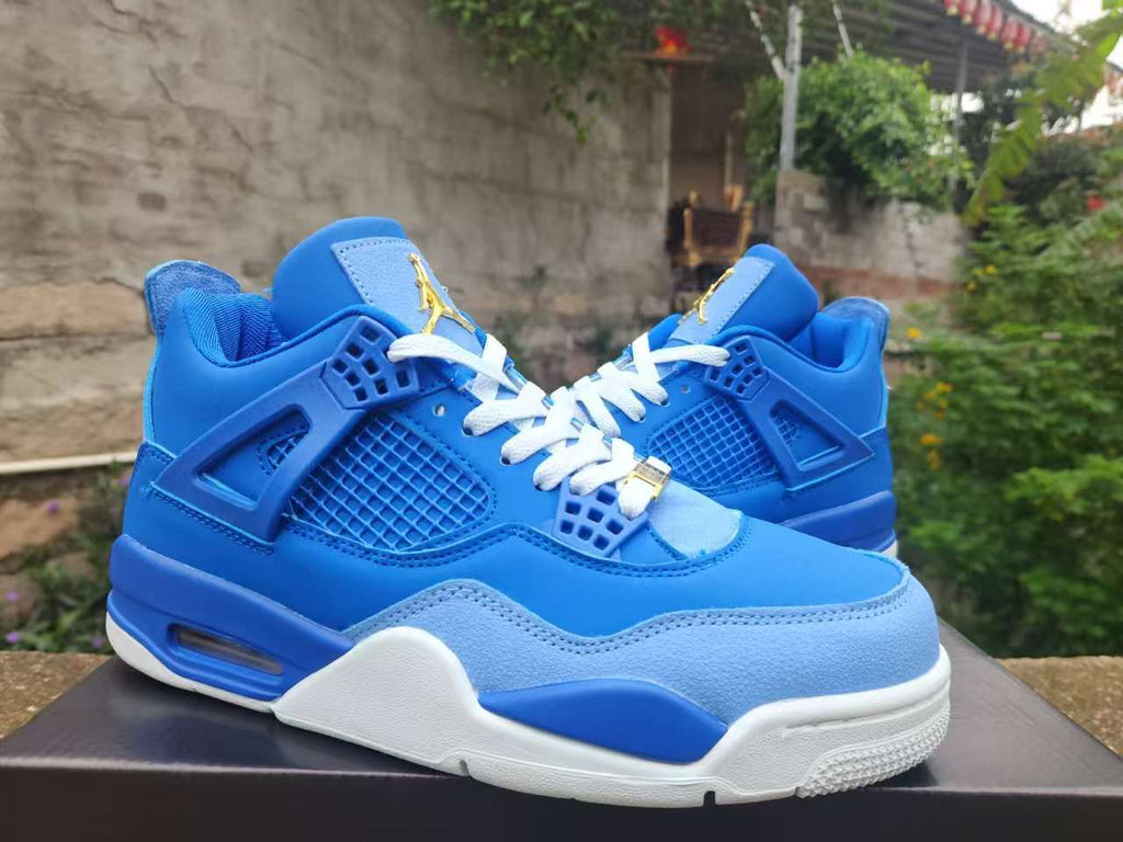 Air Jordan 4 Retro Blue Gold