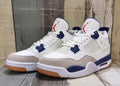 Air Jordan 4 Retro White Navy Gum Sole