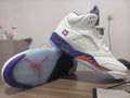 Air Jordan 5 Retro White Purple Orange
