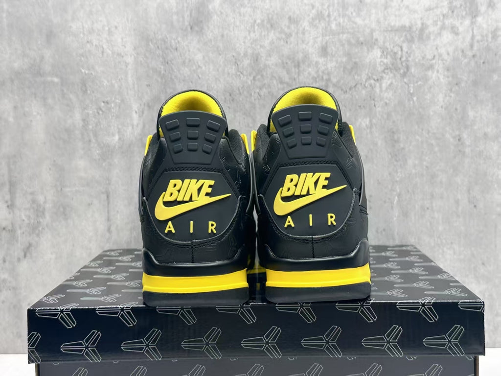 Air Jordan 4 Retro Black Gold Bike