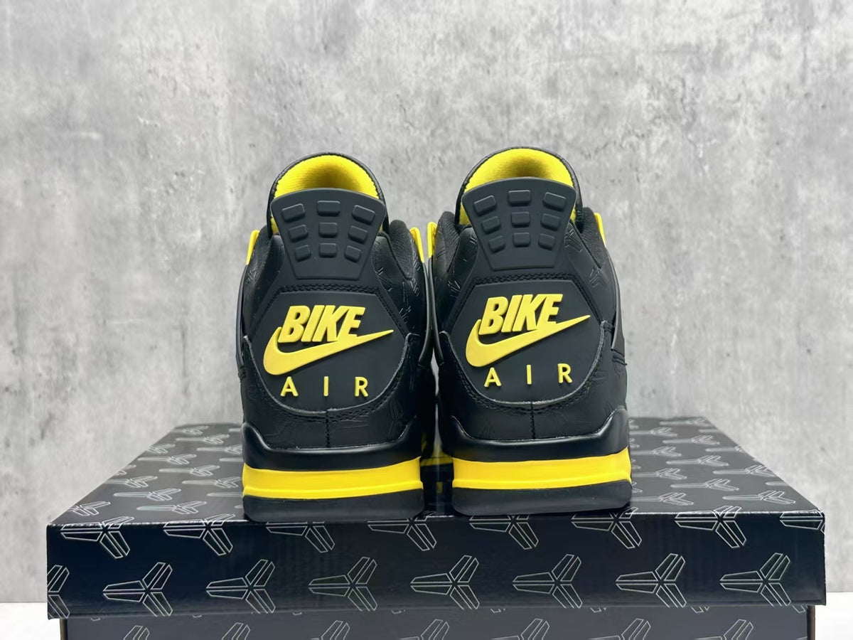Air Jordan 4 Retro Black Gold Bike