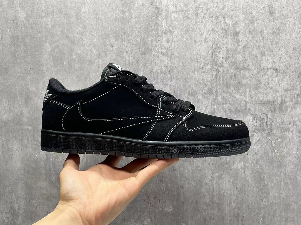 Air Jordan 1 Low TS Black Phantom Reverse Swoosh