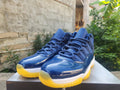 Style 06 Midnight Navy & Yellow High-Top Sneaker