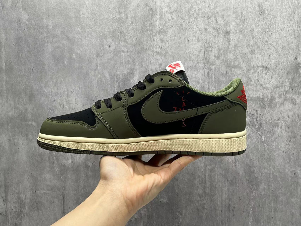 Air Jordan 1 Low Olive Green/Black