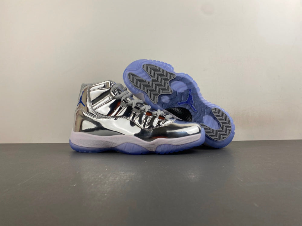 Air Jordan 11 Retro Metallic Silver Custom