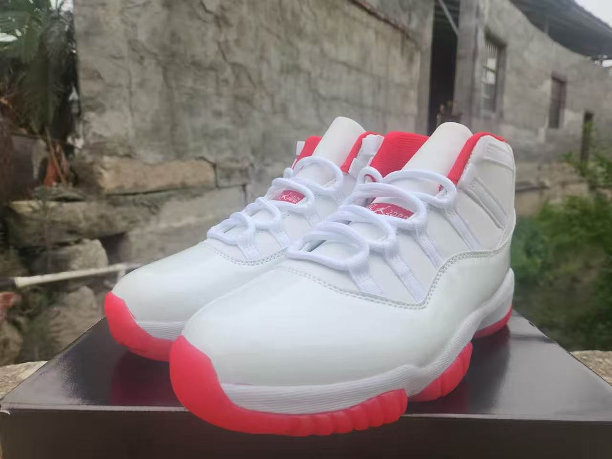 Air Jordan 11 White & Varsity Red Custom 2026