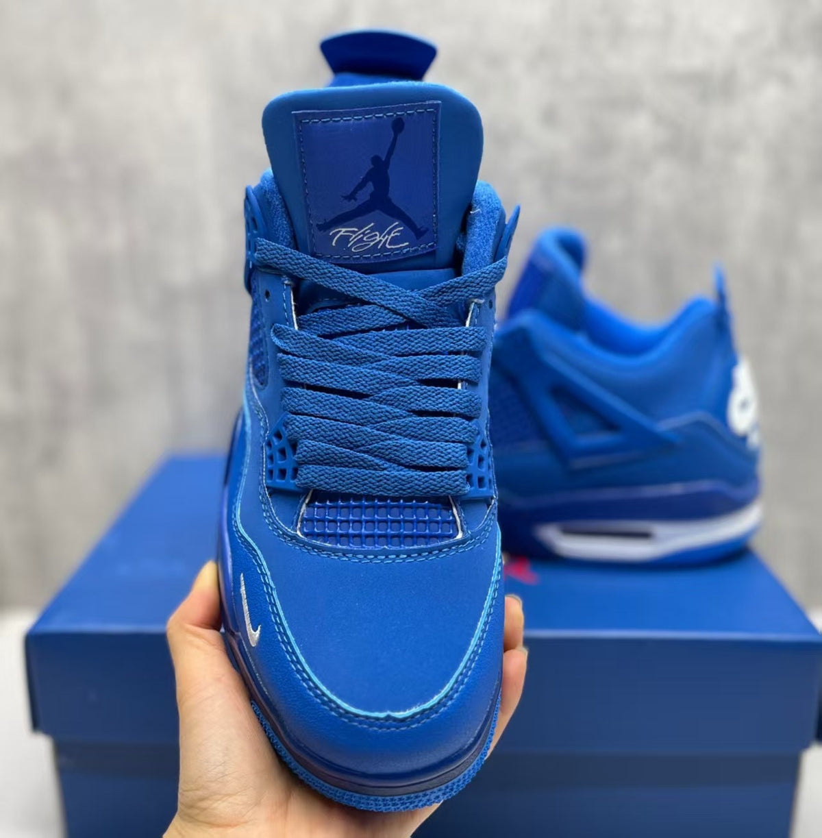 Air Jordan 4 Retro Blue Bike Air