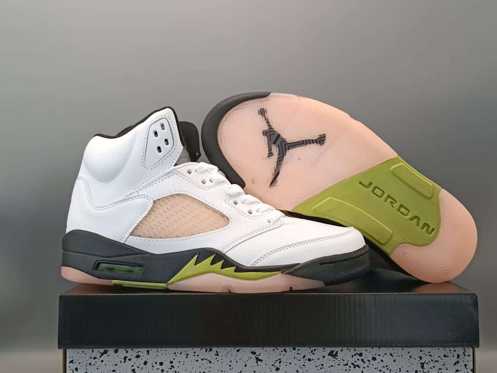 Air Jordan 5 Retro White Green