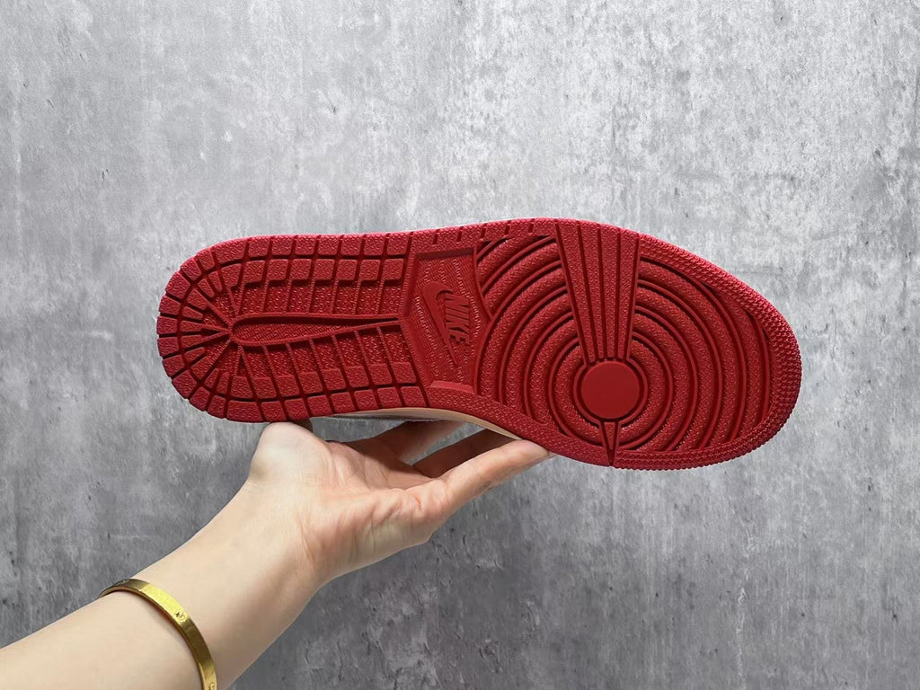 Air Jordan 1 Retro High Rare Air Sail Cinnabar