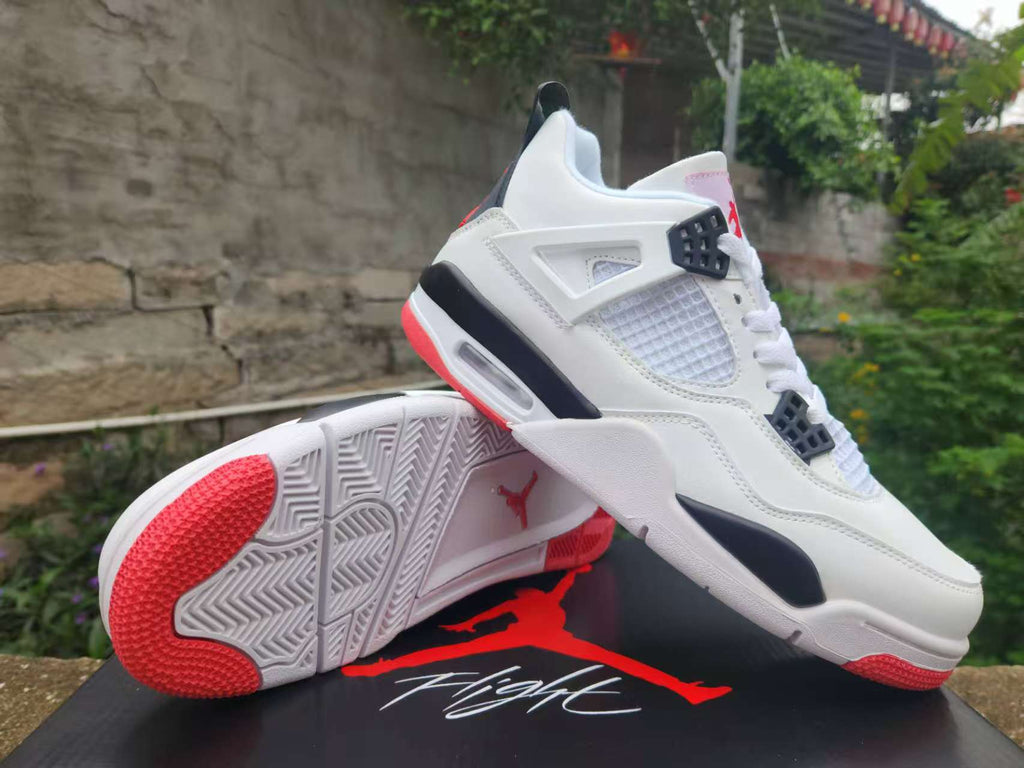 Air Jordan 4 Metallic Pack White Red