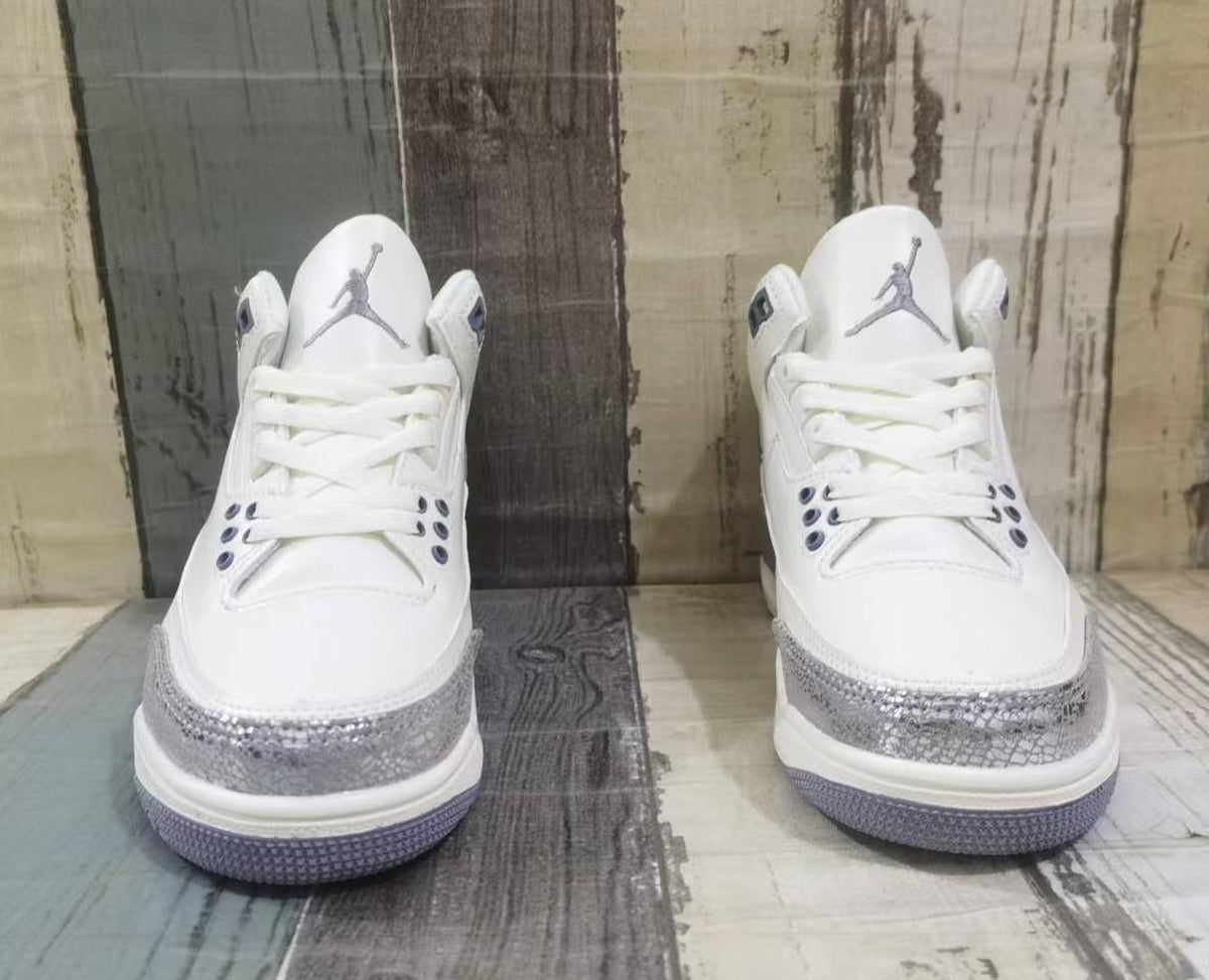 Air Jordan 3 Sail Metallic Silver