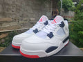 Air Jordan 4 Metallic Pack White Red