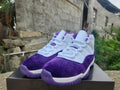Air Jordan 11 Retro White & Royal Purple