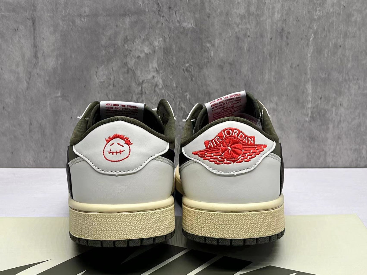 Travis Scott x Air Jordan 1 Retro Low OG SP “Reverse Olive / Medium Olive”