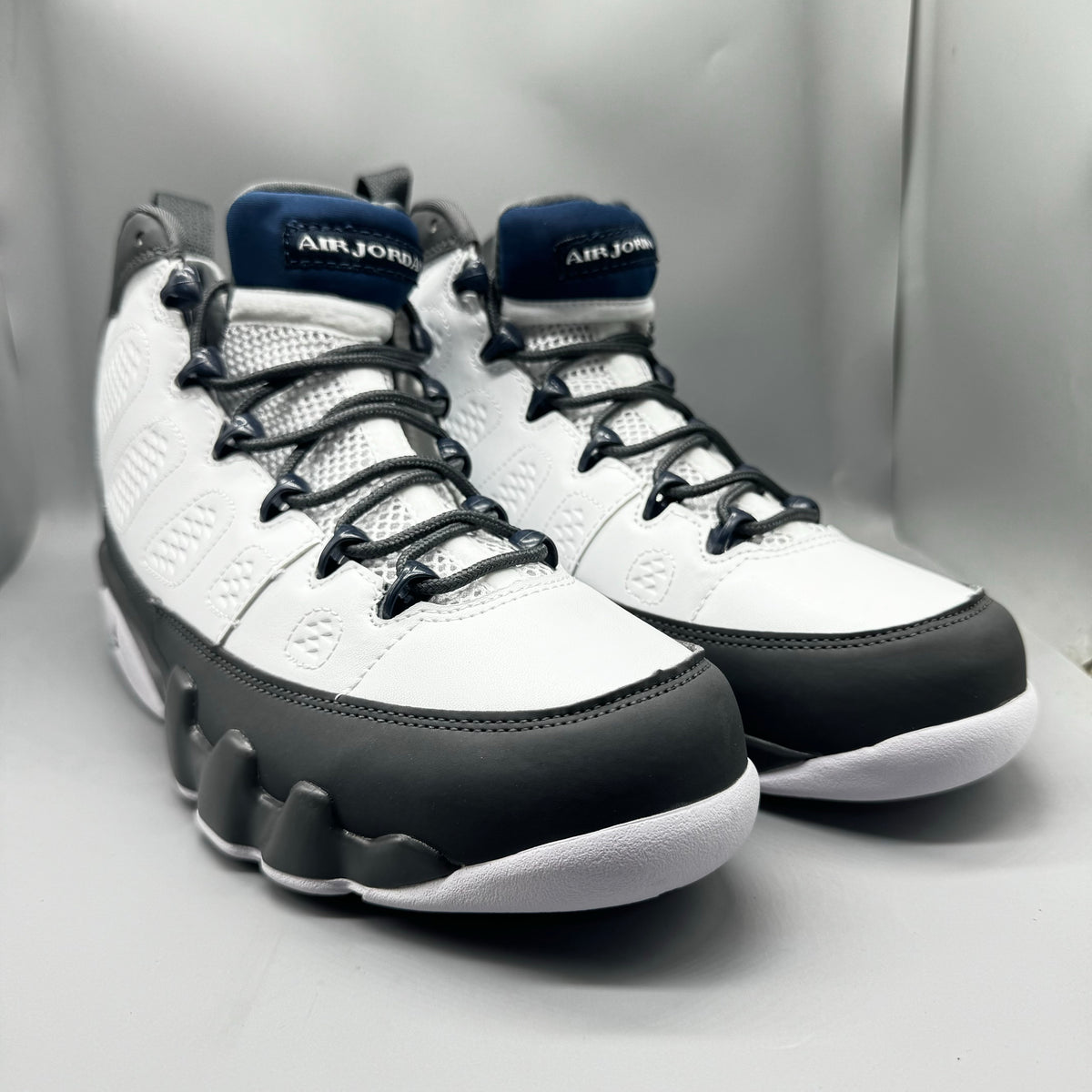 Air Jordan 9 Retro White Dark Grey