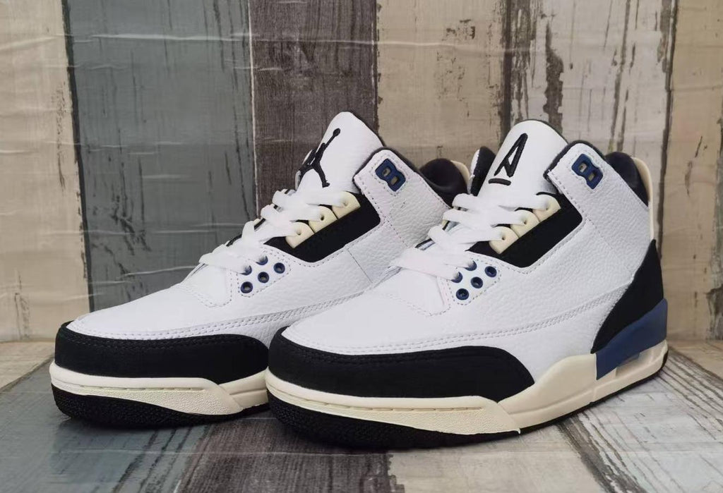 Air Jordan 3 Retro White Black Blue