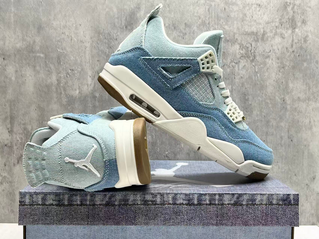 Air Jordan 4 Denim Worn Blue