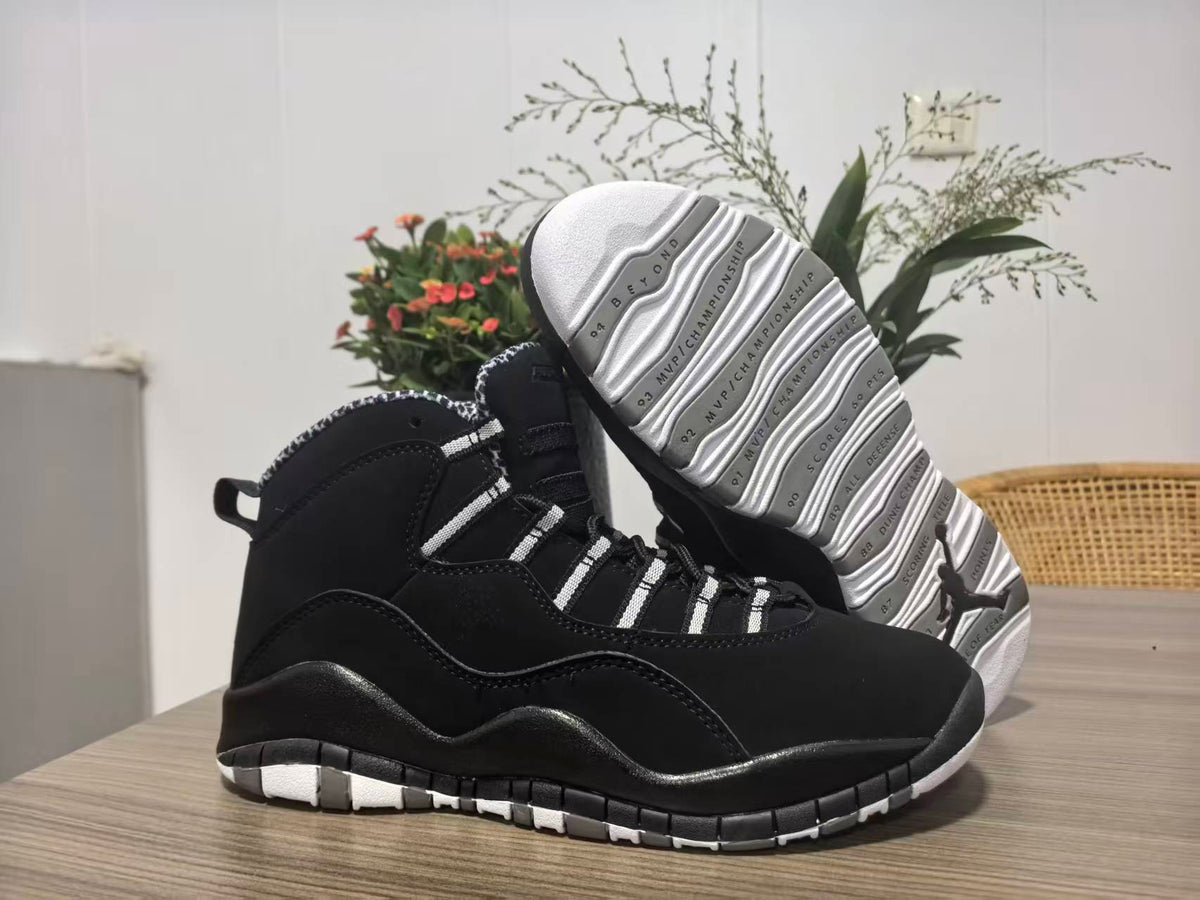 Air Jordan 10 Retro Black White