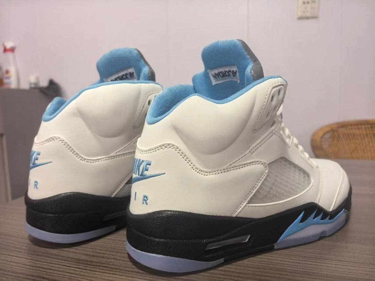 Air Jordan 5 Retro White Light Blue