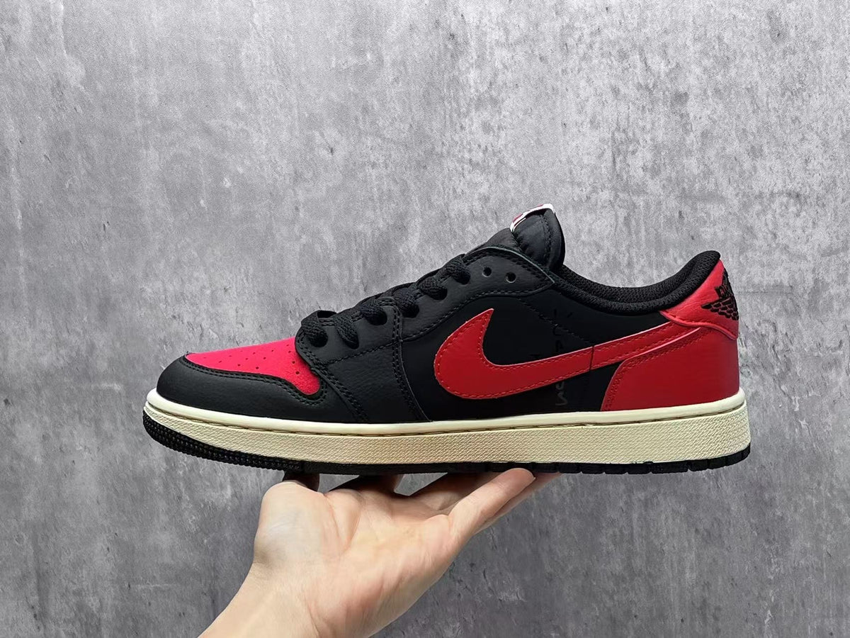 Air Jordan 1 Retro Low OG Black Varsity Red