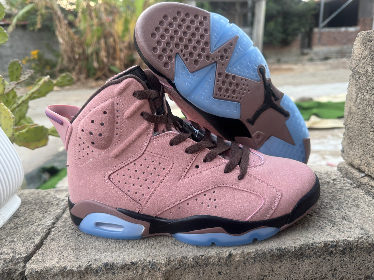 Air Jordan 6 Retro x Aleali May Rust Pink