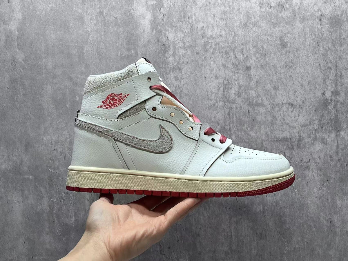 Air Jordan 1 Retro High Rare Air Sail Cinnabar