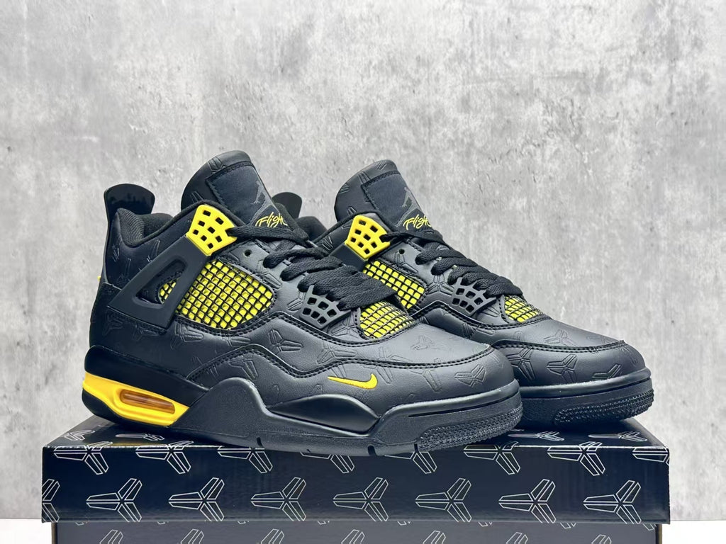 Air Jordan 4 Retro Black Gold Bike
