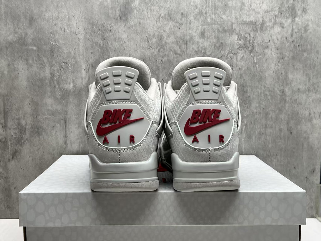 Air Jordan 4 x Nigel Sylvester Retro OG “Brick After Brick” Grey Red