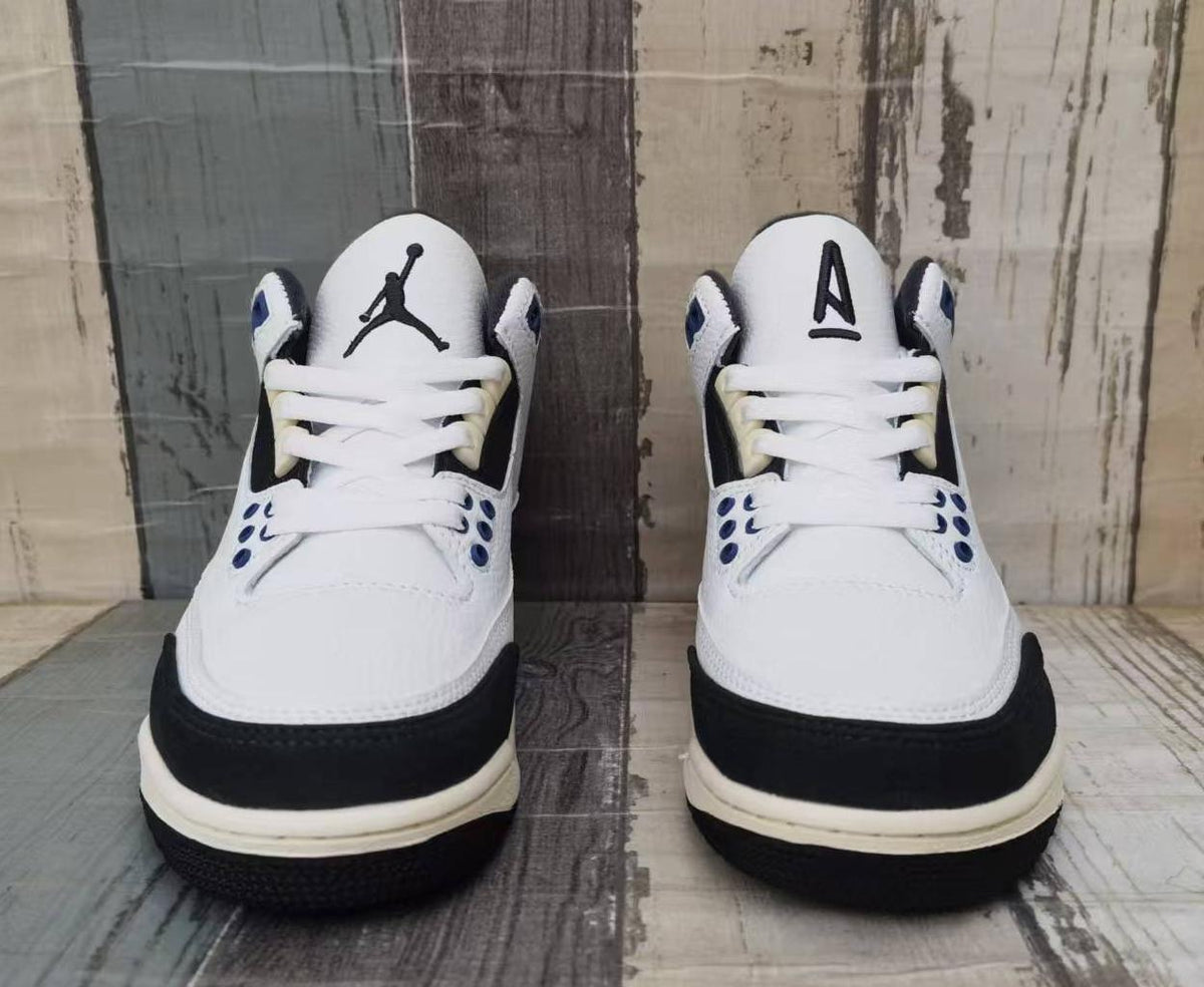 Air Jordan 3 Retro White Black Blue