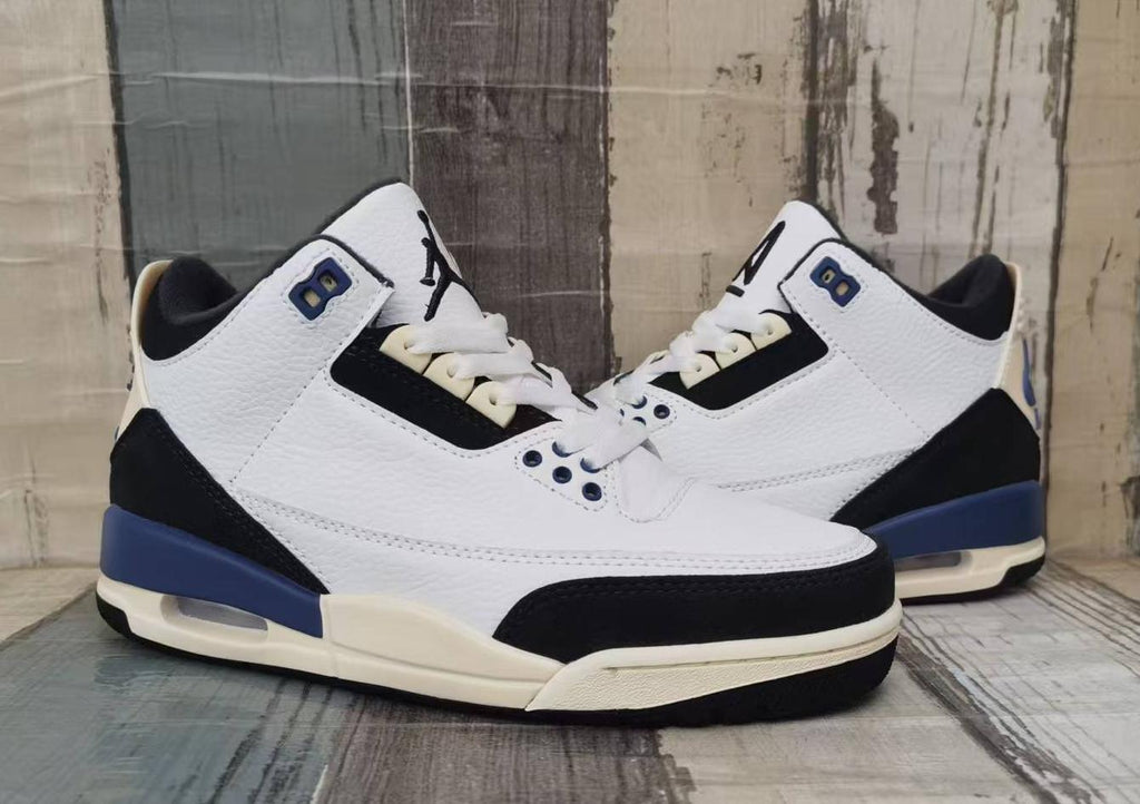Air Jordan 3 Retro White Black Blue