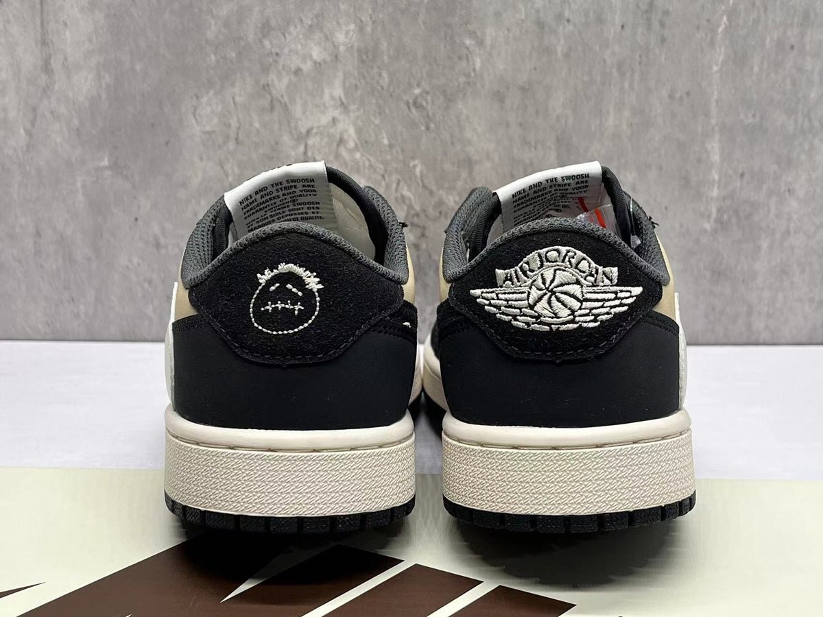 Air Jordan 1 D – Black and Beige Pattern