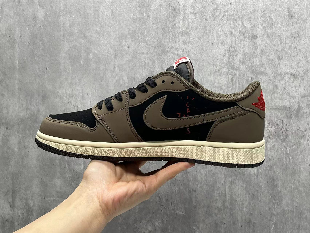 Air Jordan 1 Low Black-Brown Reverse