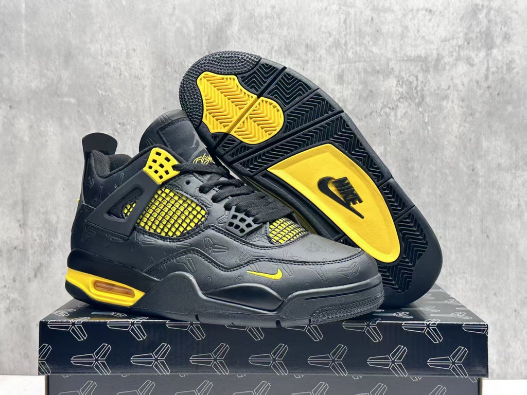 Air Jordan 4 Retro Black Gold Bike