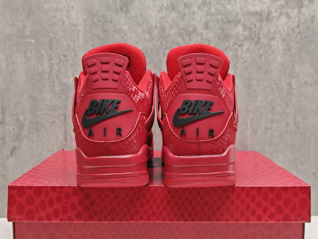Air Jordan 4 Retro Red Snake Skin