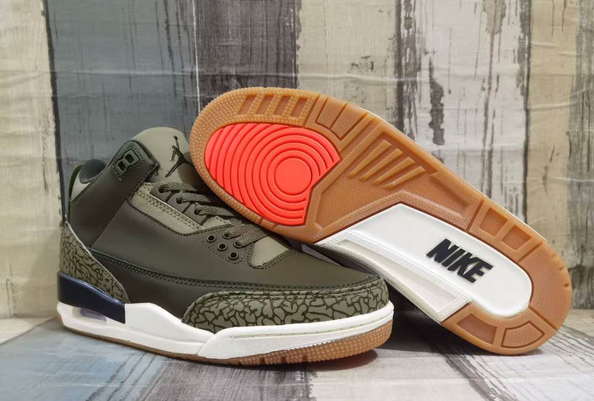 Air Jordan 3 Medium Olive(Man)