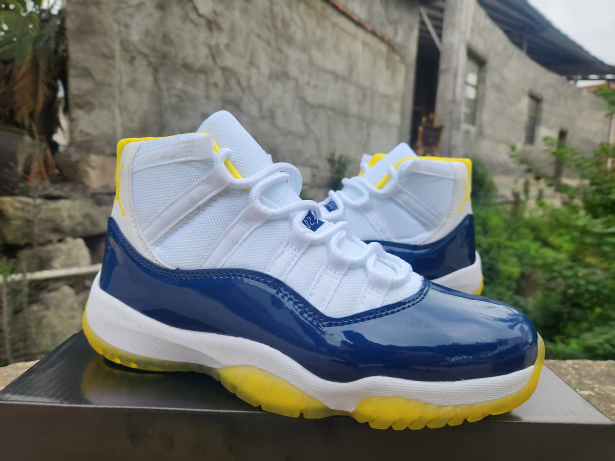 Air Jordan 11 White Navy Blue Custom 2026